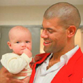 Hanging out with daddy